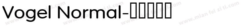 Vogel Normal字体转换